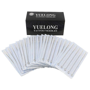 Tattoo Needles - Yuelong 100 Pieces Disposable Mixed Tattoo Guns Needles 3rl, 5rl, 7rl, 9rl, 3rs, 5rs, 7rs, 9rs, 5m1, 7m1, Used For Tattoo Machine,Tattoo Kit and Tattoo Supplies